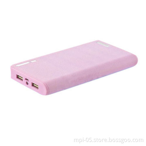 Wallet design portable power bank charger with flashlight